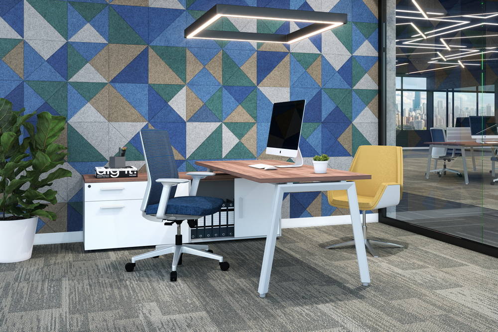 Alpha Ejecutivo con Credenza Lateral